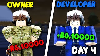 I created a Roblox Army in 7 Days  Day 4 [upl. by Hgierb]