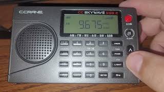 C Crane Skywave SSB2 Shortwave Radio 091624 Manual Scan of The 31 Meter Band [upl. by Sandry]