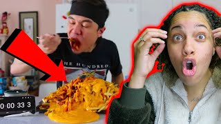 Matt Stonie Epic Chili Cheese Fries 10120 Calories Reaction [upl. by Nerra]