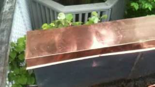 Roofing Toronto Copper roof parapet wall caps [upl. by Lahtnero280]