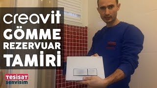 CREAVİT GÖMME REZERVUAR SU KAÇIRIYOR TAMİRİ NASIL YAPILIR [upl. by Klarrisa364]