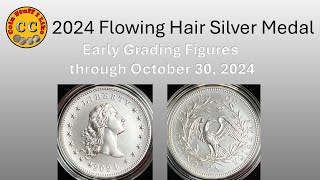 2024 Flowing Hair Silver Medal Early Grading Figures through October 30 2024 [upl. by Idonna802]