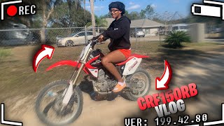 CRF150RB RIDING VLOG  COUNTRYRO [upl. by Duaner784]