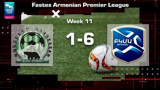 Gandzasar  BKMA 16 Fastex Armenian Premier League 202425 Week 11 [upl. by Tiebout]