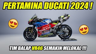 Kelewat Ganteng LIVERY PERTAMINA DUCATI Bakal Jadi Yang Terkeren di MotoGP 2024 [upl. by Morven]