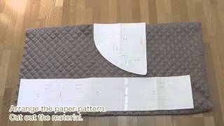 How to make a dog USEFUL Dog Carry Bag sawing Movie 02 hand made dog clothes [upl. by Duwe51]