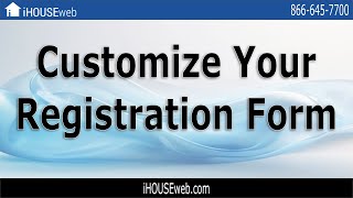 Customize Your Registration Form  November 2024 [upl. by Fedak]