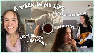 a week in my life Vlog  gibts bald nen Podcast Krimidinner Haushalt Taste Tests amp Herbst Vibes [upl. by Cecelia]