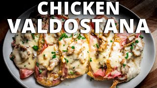 Chicken Valdostana with Prosciutto Fontina and Mushrooms [upl. by Mary]