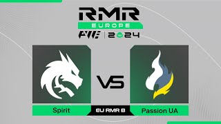 Spirit проти Passion UA  PWE CS2 EU RMR B 2024 [upl. by Leona]