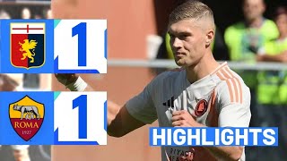 Genoa  Roma  11  Gli Highlights  Lega Serie A 202425  roma vs genoa [upl. by Areic]