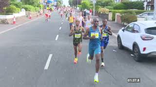 Antrim Coast Half Marathon Elite Race [upl. by Reisfield786]