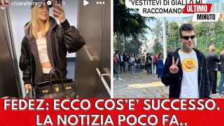 Fedez ecco cosa è successo La notizia poco fa [upl. by Inail74]