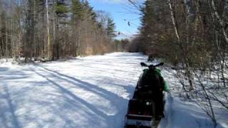 shootout between 2010 arctic cat and 2010 skidoo [upl. by Aisatsana]