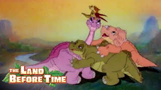 Littlefoot Discovers The Great Valley  Movie Clip  The Land Before Time [upl. by Anilra210]