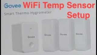 Govee WiFi temphumidity ThermoHygrometer Setup [upl. by Pickford]