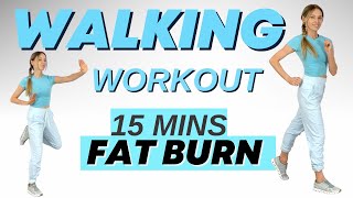 Walking Workout for Weight Loss  15 Minute Walk at Home  Complete Full Body Workout [upl. by Jacoba602]