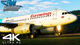 4K  The NEW A319 V2 CEO With IAE Engines In Microsoft Flight Simulator 2020  Takeoff From Bern [upl. by Fox]