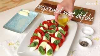 Caprese salade  Allrecipesnl [upl. by Sheelah]