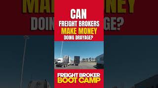 Can Freight Brokers Make Money in Drayage Niche shorts [upl. by Moffat]