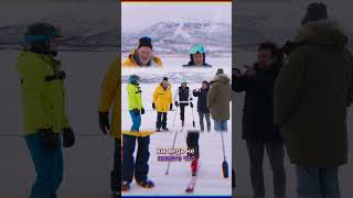 New Grand Tour s5ep1 shorts скорость 120 по люду с лыжником gt grandtour topgear tg auto car [upl. by Irisa]