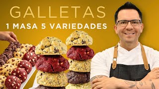 GALLETAS Te doy una receta y tendrás cinco variantes [upl. by Lipsey]