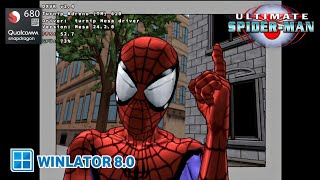 Winlator 80  ULTIMATE SPIDERMAN  Snapdragon 680 [upl. by Eelarual]