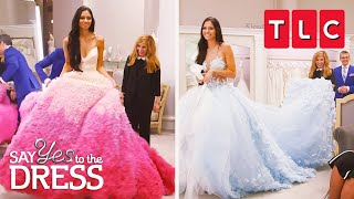 Favorite COLORFUL Wedding Gowns  Say Yes to the Dress  TLC [upl. by Eads661]