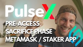 PulseXcom SACRIFICE PHASE STARTED 🚀 Tutorial for Metamask Trezor amp Ledger amp Staker App [upl. by Eilegna]