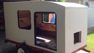 how to build a teardrop camper squaredrop camper episode 5 [upl. by Enavi343]