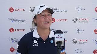 Malia Nam Wednesday Flash Interview 2024 LOTTE CHAMPIONSHIP © LPGA Tour [upl. by Lleynad]