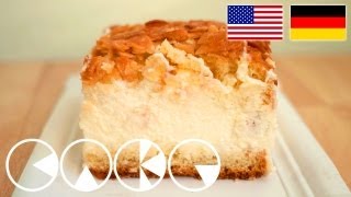 BIENENSTICH Rezept  BEE STING CAKE Recipe [upl. by Naelopan]