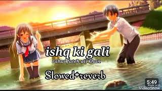 ISHQ KI GALI  Slowed and Reverb song latest sadabahar sad [upl. by Neelyak]