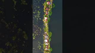 Floating houses Kerala📍shortsfeed viralvideotrendingkeralanaturebeauty statusyoutubeshorts [upl. by Niela]