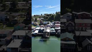 Palafitos  Chiloé 4k drone chile chiloé castrochiloe dji [upl. by Nimzay]