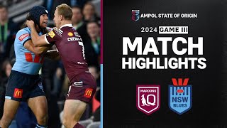 NRL 2024  Maroons v Blues  Match Highlights [upl. by Oconnor784]