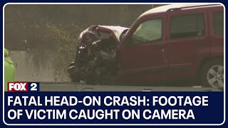 Fatal headon crash on I696 Footage of victim caught on camera [upl. by Rabkin769]