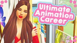 ULTIMATE ANIMATOR CAREER💻🎨  THE SIMS 4  MOD REVIEW [upl. by Nahgeam216]