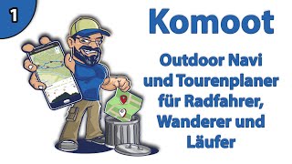 Komoot  Tourplanung und Navigation für Radfahrer Wanderer und Läufer  Tutorial 1 [upl. by Marko]