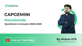 Capgemini Pseudocode Questions and Answers  20222023 [upl. by Ajan]