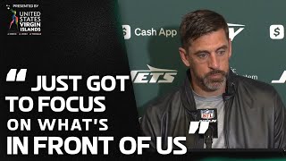 Aaron Rodgers Postgame Press Conference 1110  Jets at Cardinals [upl. by Glasgo]