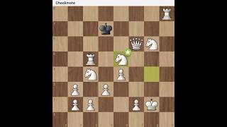 I got the Double Disambiguated Knight Checkmate [upl. by Alake]