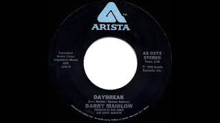 1977 HITS ARCHIVE Daybreak live  Barry Manilow stereo 45 [upl. by Kit]