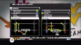 NCAA 14  Picking the Perfect Offensive Playbook [upl. by Aeduj]