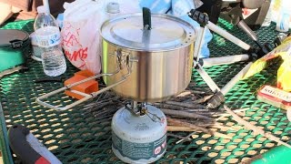 Stanley Adventure Prep and Cook Set First cook Ramen Noodles Gear test and review [upl. by Hyatt628]