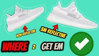 HOW TO GET THE YEEZY 350 V2 STATIC 3M REFLECTIVE amp NONREFLECTIVE [upl. by Adniles]