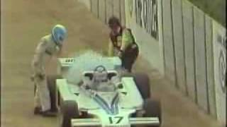 F1 1977 Tom Pryce Fatal Crash Angle 2 [upl. by Rialcnis]