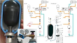 How To Check Accumulator Pre Charge Pressure  Accumulator Precharging Pressure [upl. by Bamberger452]