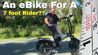 eBike for TALL Riders  7 Feet [upl. by Orofselet256]