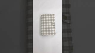 다이어리 커버 만들기 🤎 Handmade diary cover 다이어리 다이어리커버 다이어리커버만들기 핸드메이드 재봉틀배우기 handmade sewing [upl. by Hgieliak]